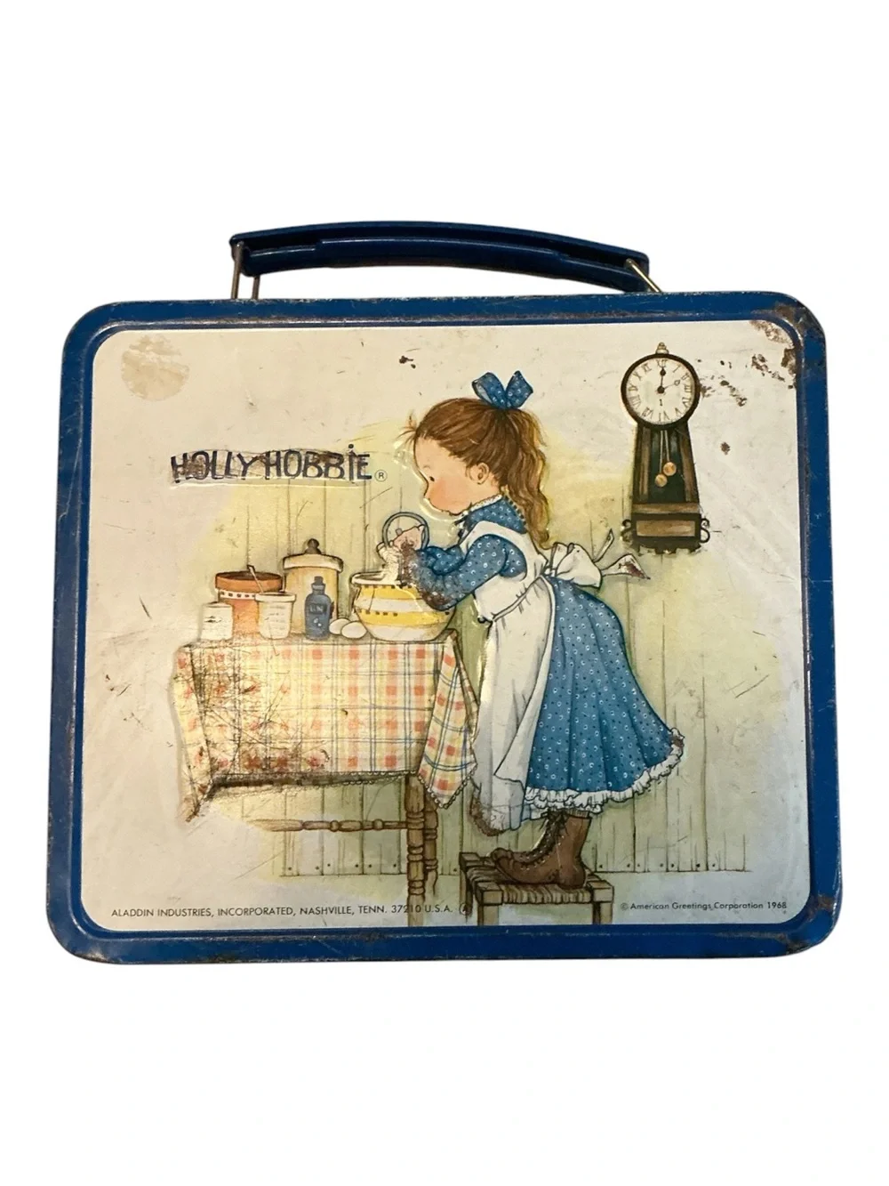 Blue Kids Tin Lunchbox